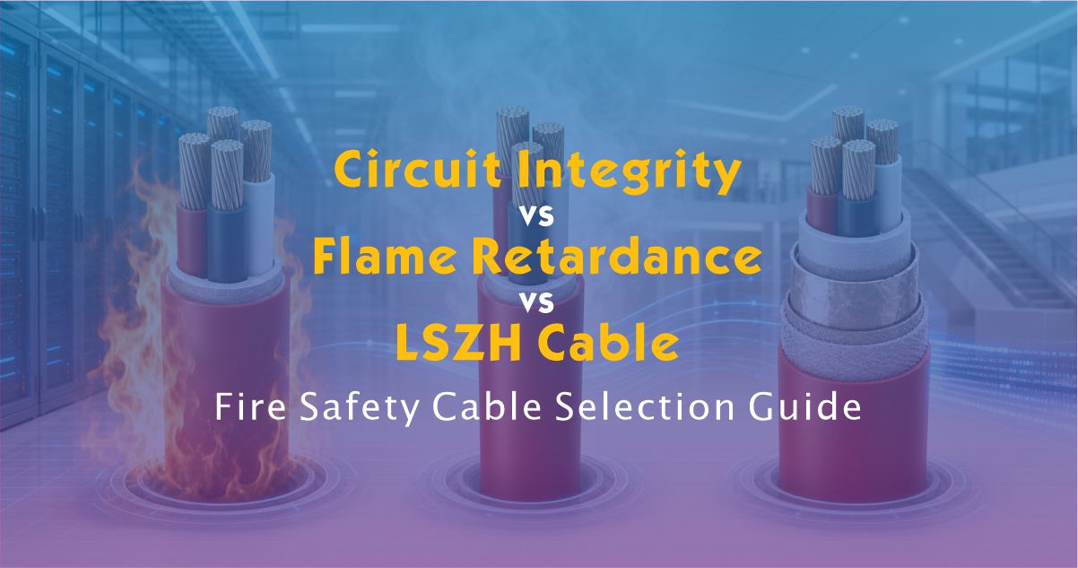 Circuit Integrity vs Flame Retardance vs LSZH Cable | Fire Safety Cable Selection Guide