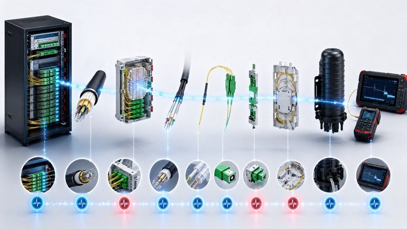 Layered ODN bill of materials for data center PON
