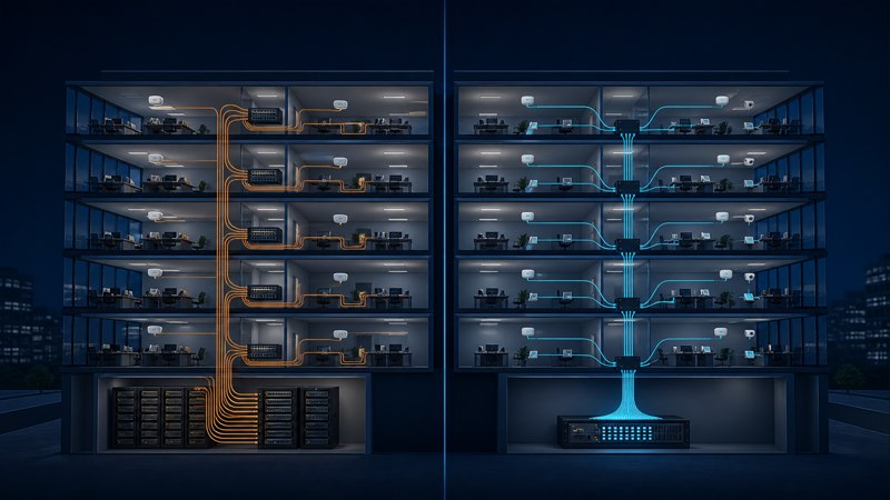 Technical overview of POL and traditional Ethernet comparison