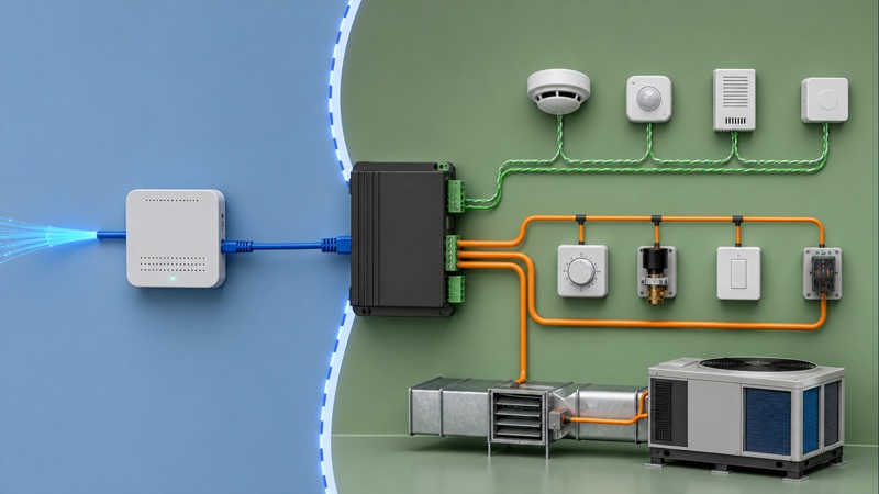 BMS Boundary for smart-building Passive Optical LAN