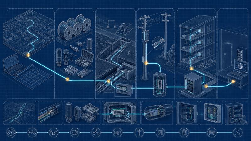 Solution BOM workflow for phased fiber network delivery
