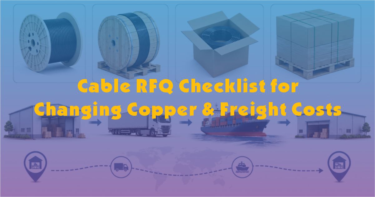 Cable RFQ Checklist for Changing Copper & Freight Costs