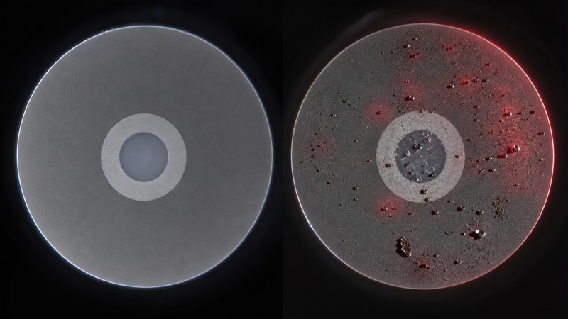 Clean vs Contaminated Connector for Passive Optical LAN optical loss budget