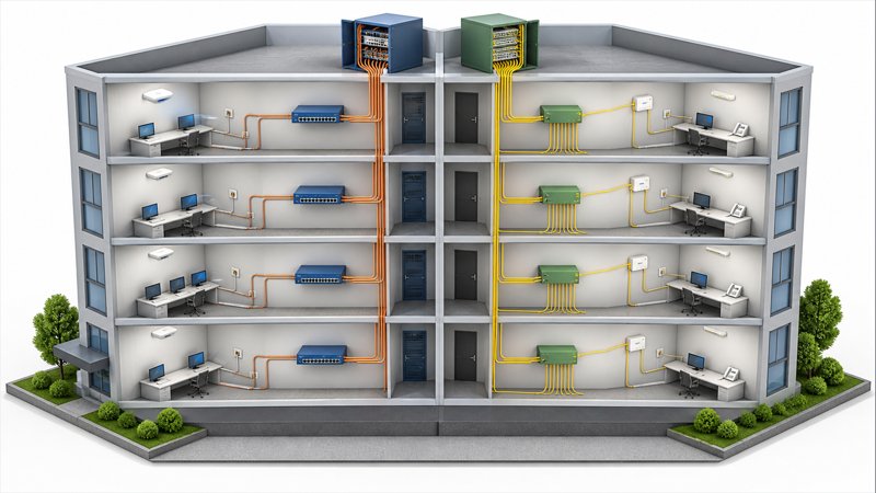 Architecture Comparison for POL and traditional Ethernet comparison