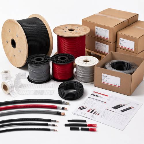 Access control cable for custom project marking and packing support