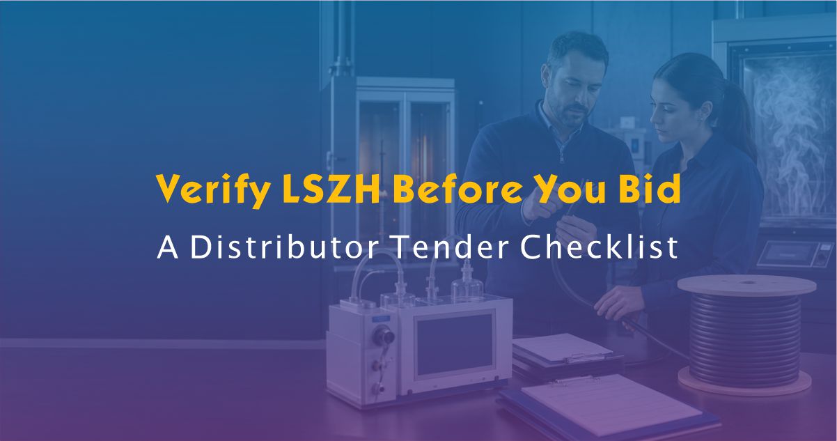 LSZH Cable Claims: What Distributors Should Verify Before Tender Submission