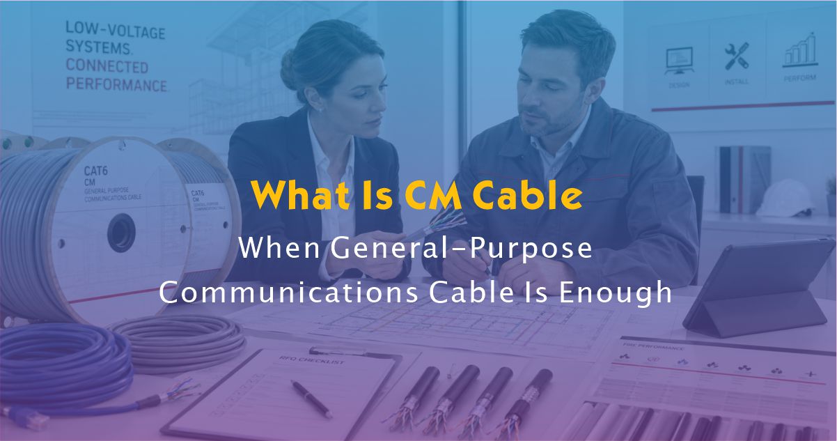 What Is CM Cable? When General-Purpose Communications Cable Is Enough