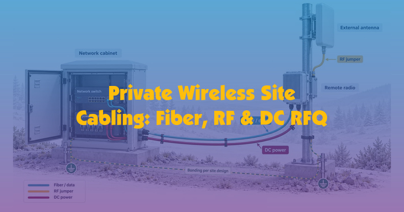 Private Wireless Site Cabling: Fiber, RF & DC RFQ | ZION