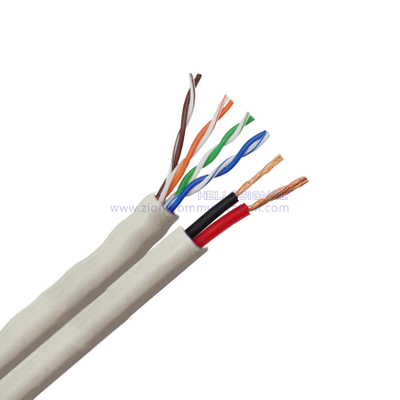 UTP CAT5E 5E 4P+2/0.75mm2 Video Video Cable from China 